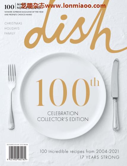 [新西兰版]Dish 经典美食杂志PDF电子版 2021年 Issue 100
